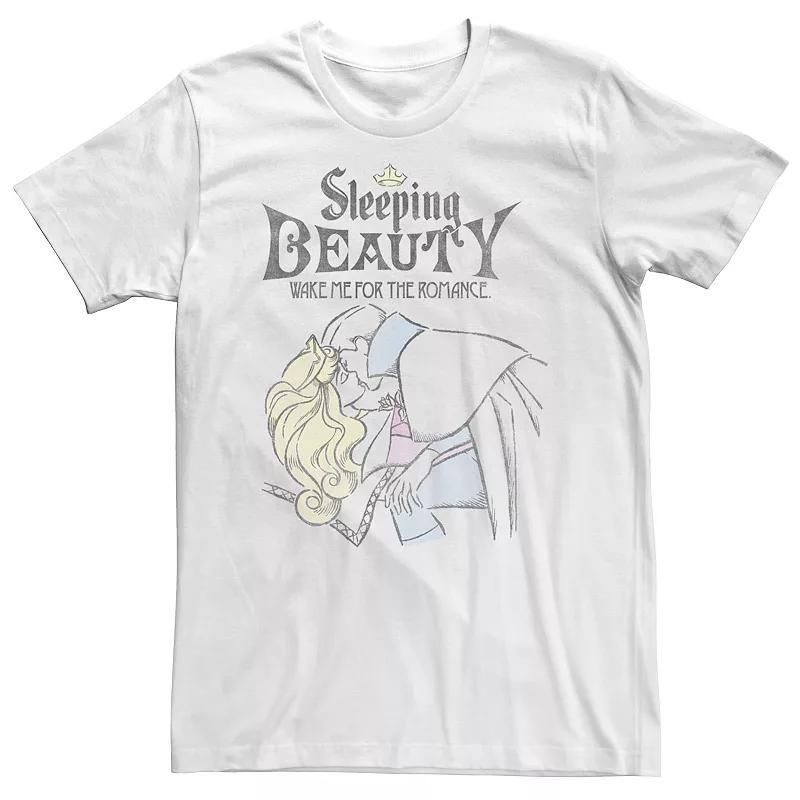 Big & Tall Disney Sleeping Beauty Wake Me For The Romance Sketch Tee, Mens Product Image