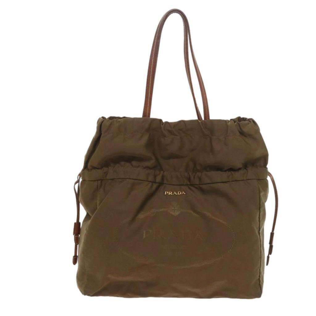 Tessuto Khaki Synthetic Shoulder Bag () Product Image