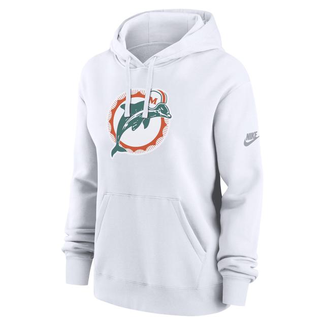 Miami Dolphins Club Nike Women's NFL Pullover Hoodie Product Image