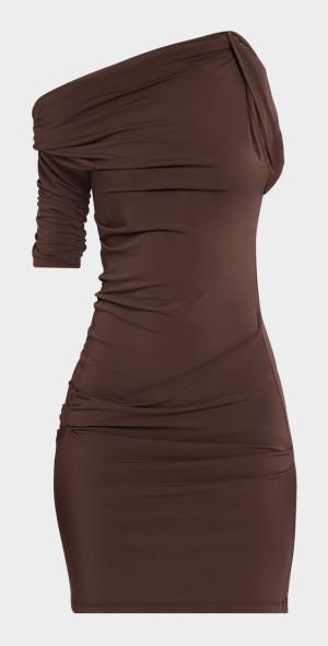 Draped Off-The-Shoulder Mini Dress product image