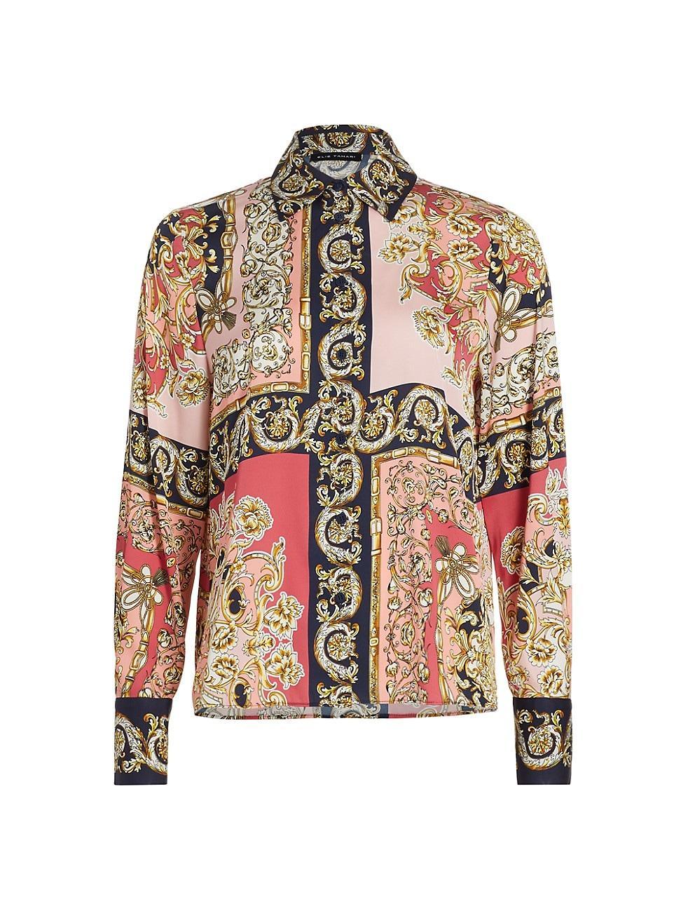 The Haven Floral-Print Button-Down Shirt Product Image