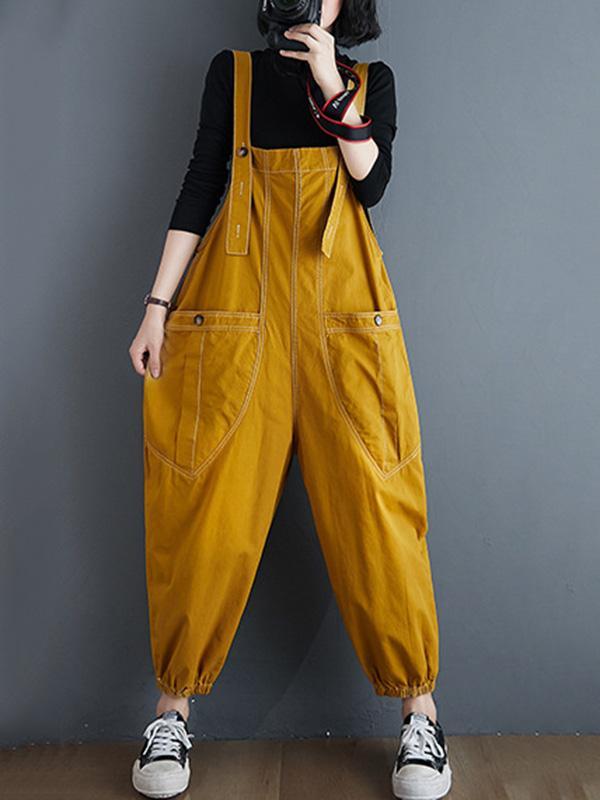 Original With Pocket Denim Overalls Product Image