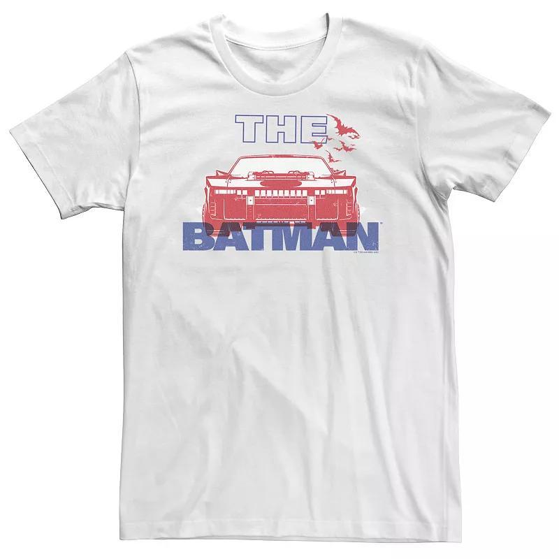 Big & Tall DC Batman Red Batmobile Tee, Mens Product Image