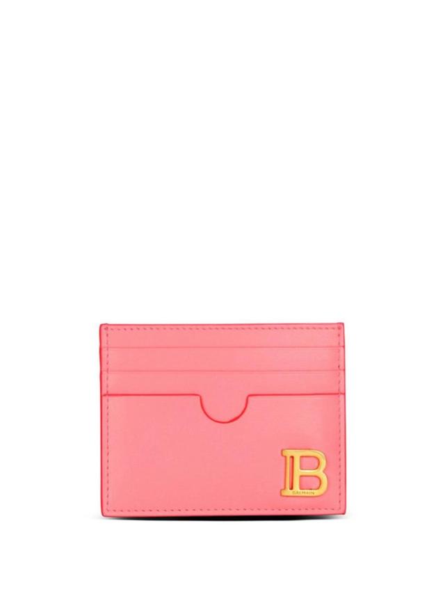 Pink B-buzz Leather Card Holder Product Image