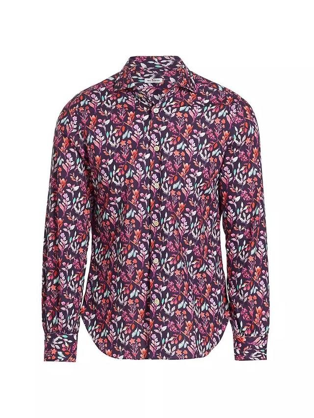 Foliage Print Button-Up Shirt Product Image