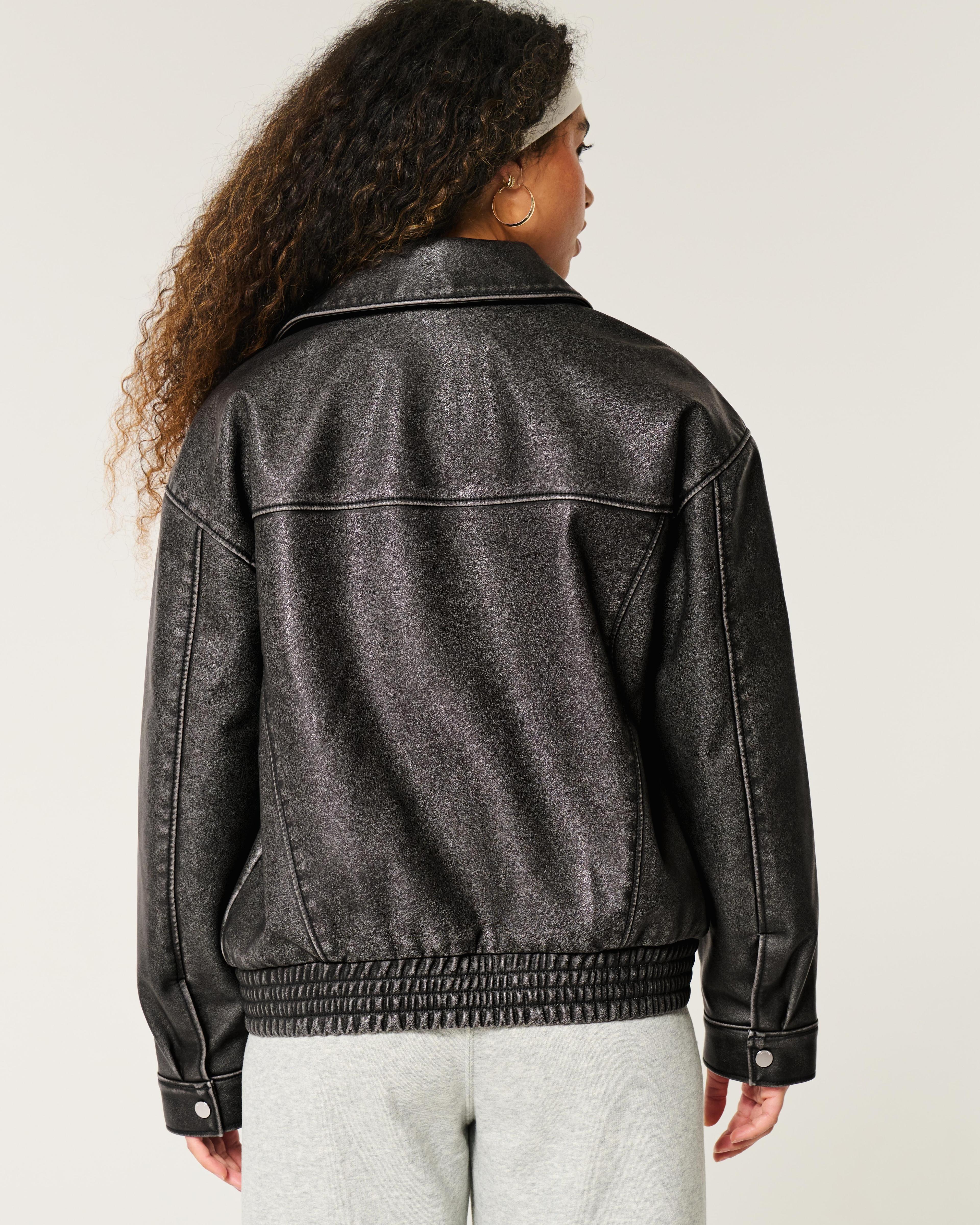 Vegan Leather Jacket Product Image