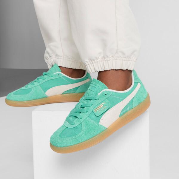 PUMA Palermo Vintage Women's Sneakers in Jade Frost/Frosted Ivory/Gum Product Image