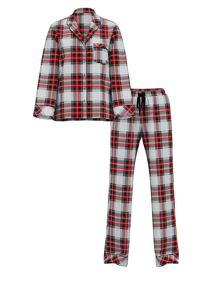 Flannel Long Pajama Set Product Image