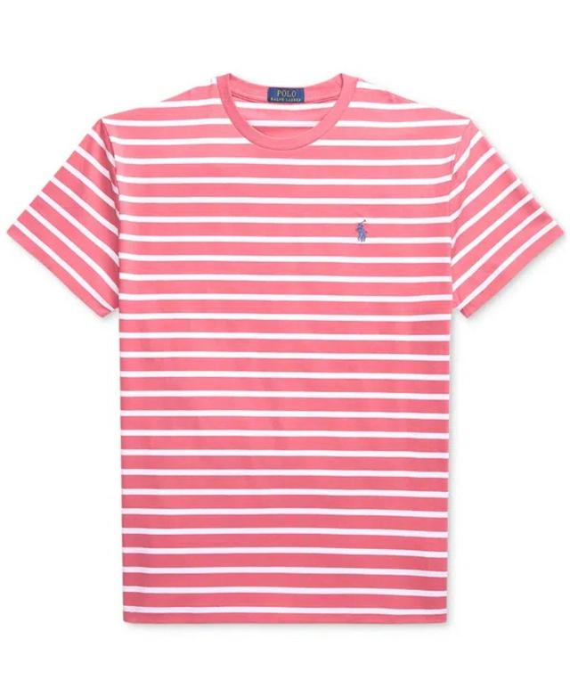 Men's Classic-fit Striped Cotton Jersey T-shirt In Adirondack Berry,nevis Product Image