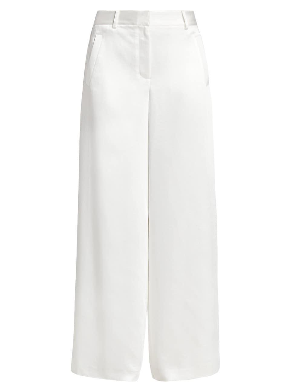 Womens Maxine Satin Wide-Leg Pants Product Image