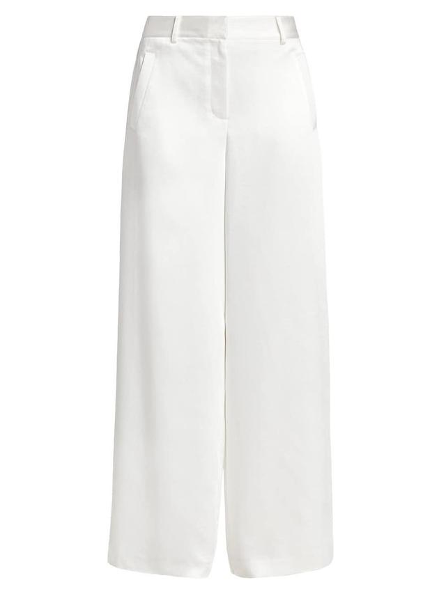 Womens Maxine Satin Wide-Leg Pants Product Image