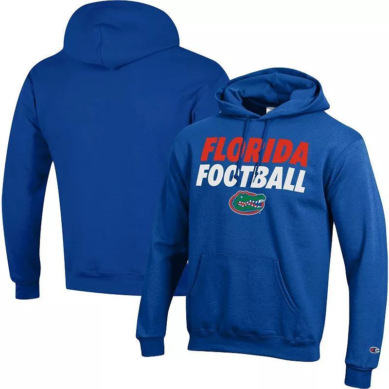 Mens Champion Royal Florida Gators Game Ready Football Pullover Hoodie Product Image