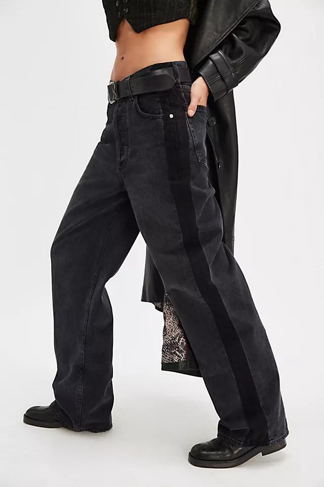 Citizens of Humanity Ayla Baggy Tuxedo Stripe Jeans Product Image