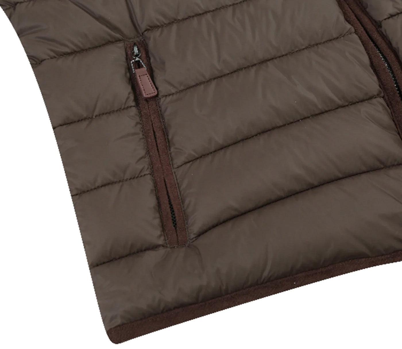 Brown Regular Classic Fit Goose Down Vest Product Image