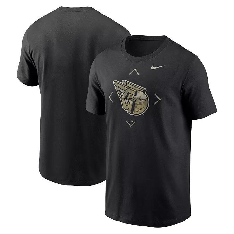 Mens Nike Cleveland Guardians Camo Logo T-Shirt Product Image