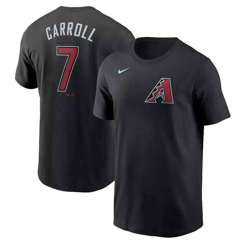 Mens Nike Corbin Carroll Arizona Diamondbacks 2024 Fuse Name & Number T-Shirt Product Image