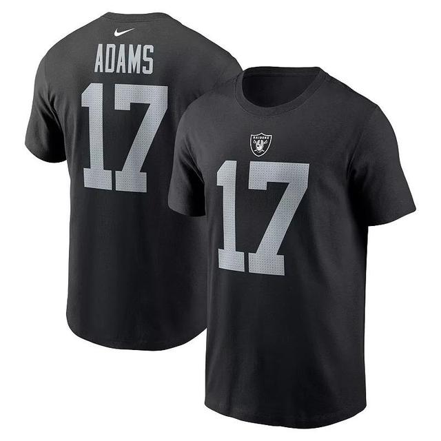 Mens Nike Davante Adams Black Las Vegas Raiders Player Name & Number T-Shirt Product Image