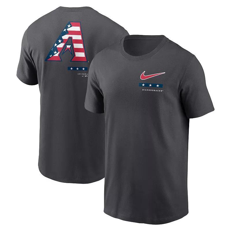 Mens Nike Anthracite Arizona Diamondbacks Americana T-shirt Product Image