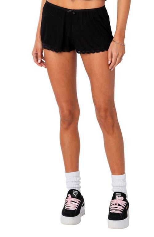 EDIKTED Carla Low Rise Micro Shorts Product Image