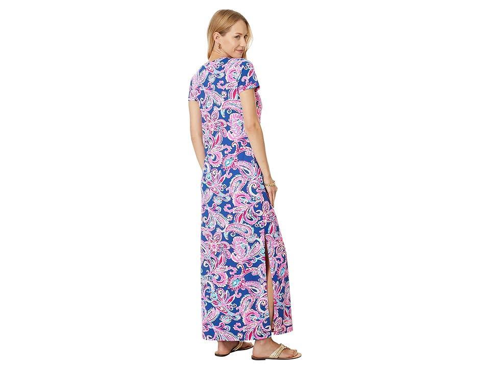 Lilly Pulitzer Kaden Upf 50+ Maxi Flitting About) Women's Dress Product Image