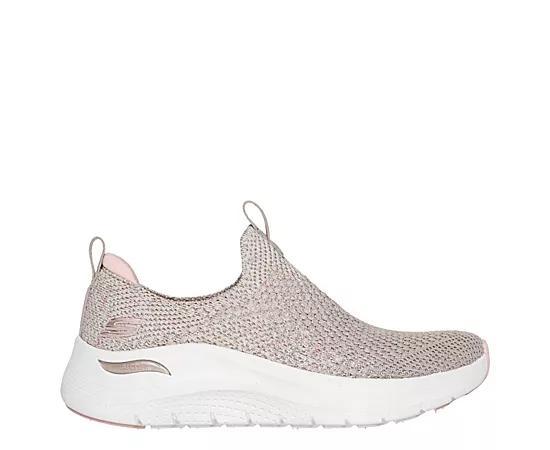 Skechers Womens Arch Fit 2.0 Casual Walking Sneakers from Finish Line - White Product Image