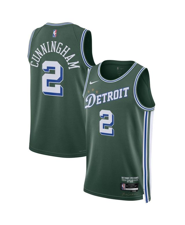 Mens and Womens Nike Cade Cunningham Green Detroit Pistons 2022/23 Swingman Jersey - City Edition - Green Product Image