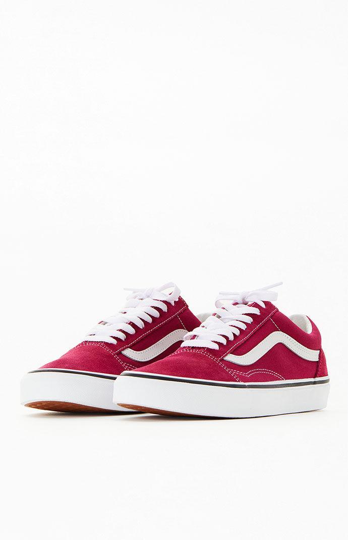 Vans Womens Old Skool Heart Print Casual Shoes Product Image