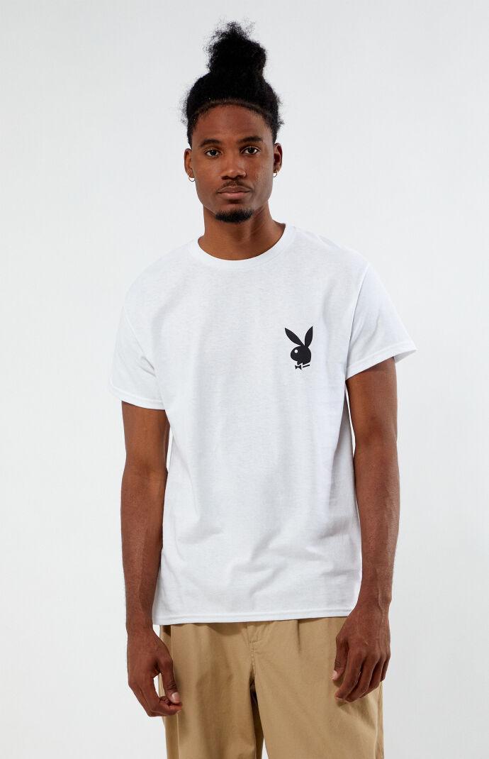 Playboy By PacSun Men's Bunny Lockup Short Sleeve T-Shirt - Product Image