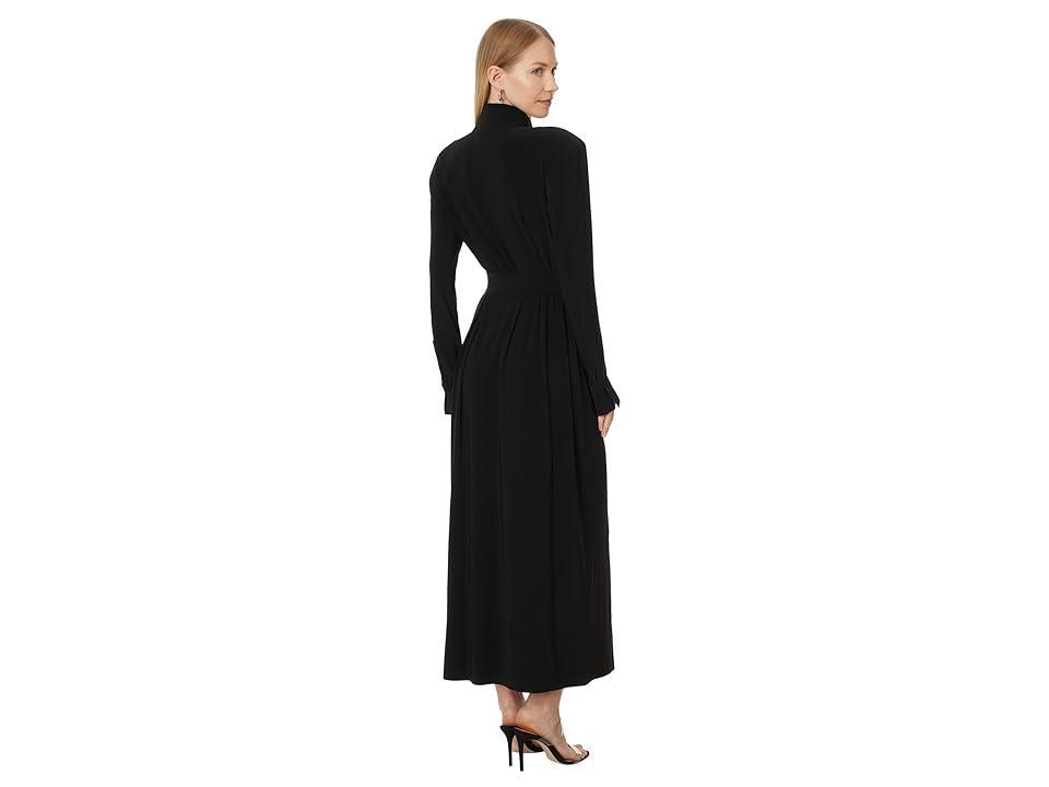 Norma Kamali Nk Shirt Dress Long W/ Shoulder Pads Women's Dress Product Image