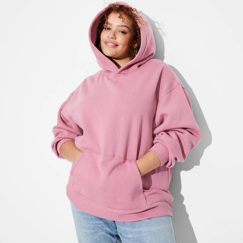 Womens Perfect Hoodie Sweatshirt - Wild Fable Dark 1X Product Image