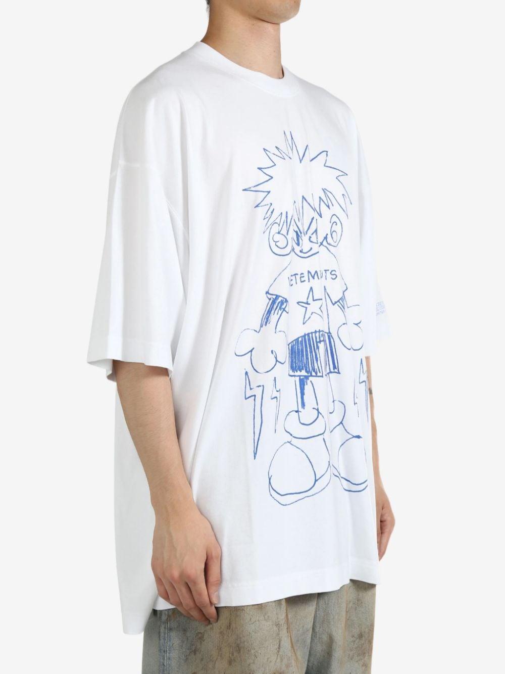 Graphic-print T-shirt In White Product Image