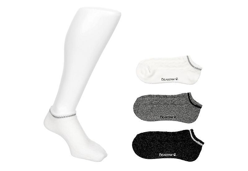 Bearpaw Womens Low Cut Socks 3 Pairs Product Image