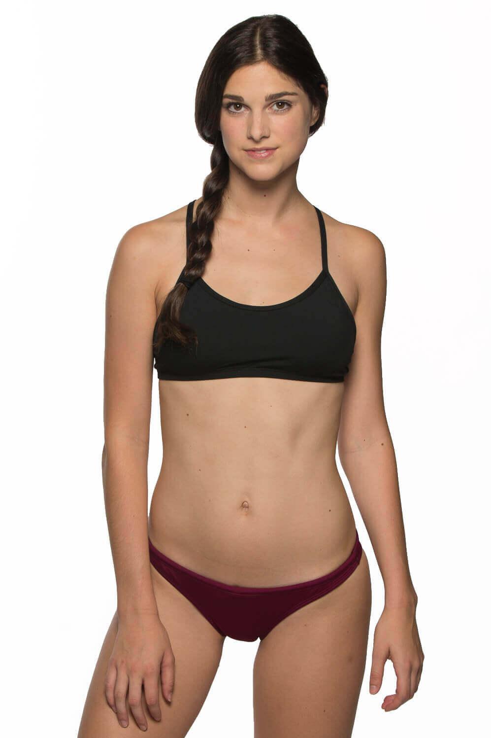 Vent Bikini Top - Army Female Product Image