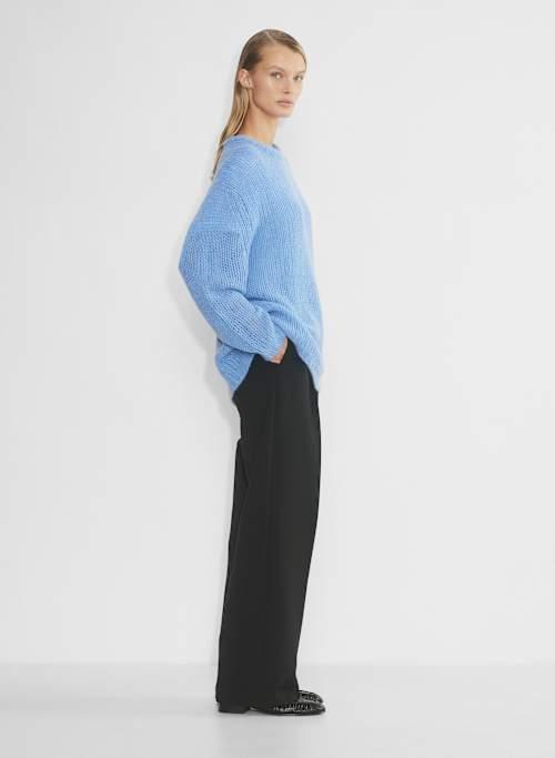 cashmere oversized crew sweater Product Image