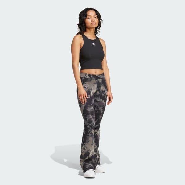 Tie-Dyed Flared Pants Product Image