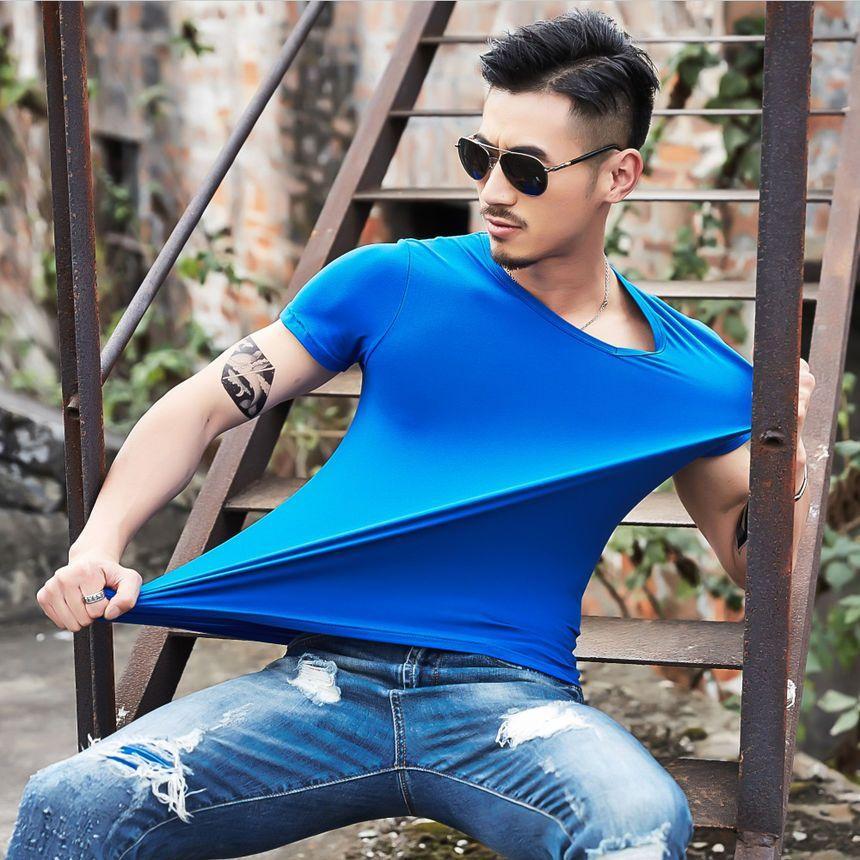 Plain Short-Sleeve T-Shirt Product Image