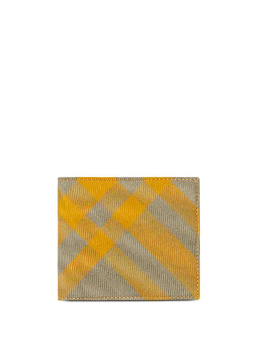 BURBERRY Checked Wallet In Beige Product Image