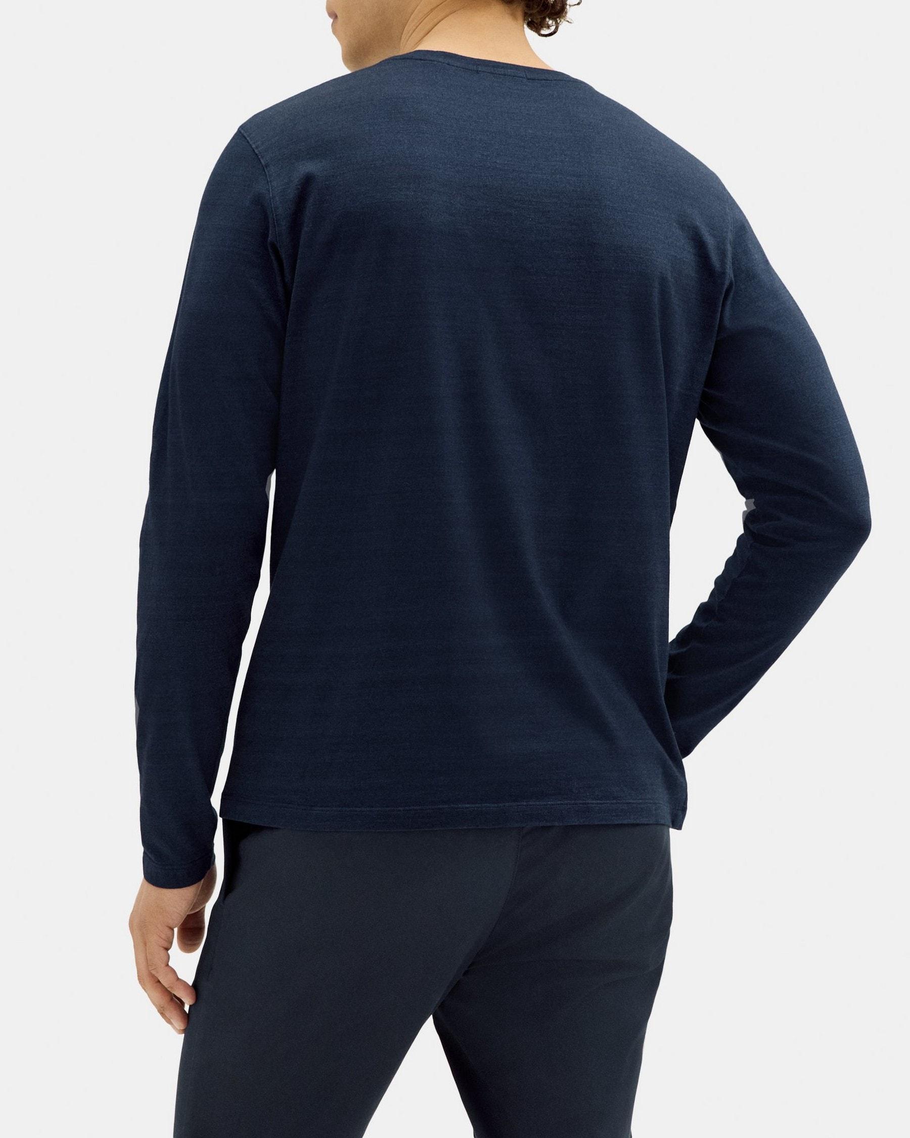 Relaxed Long-Sleeve Tee in Cotton-Modal Product Image