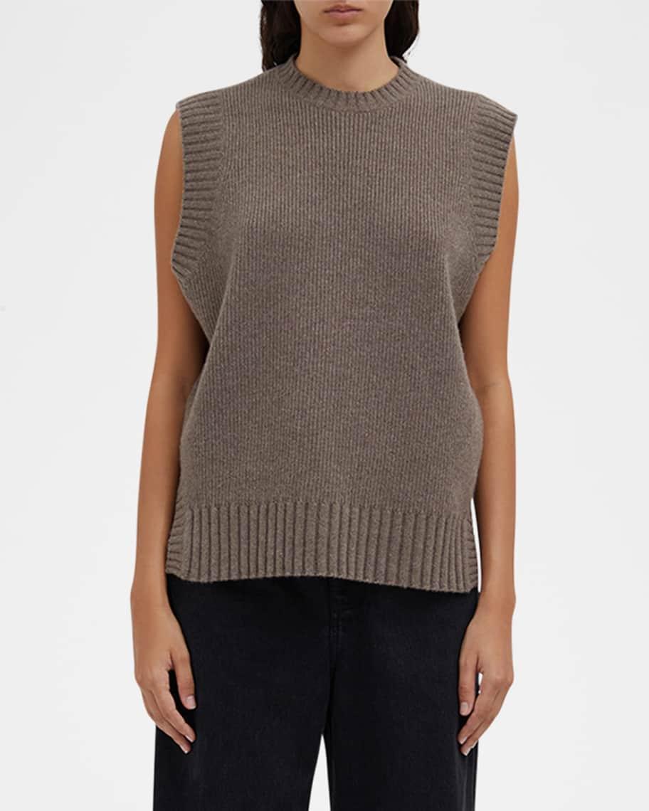 Cashmere Cutaway Vest product image