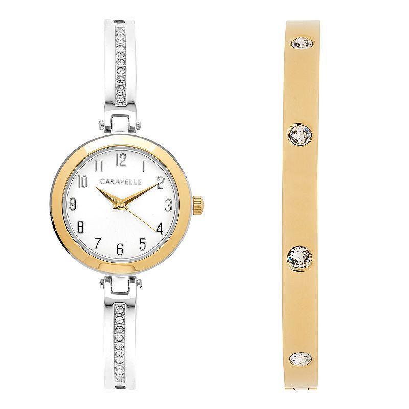 Caravelle New York Women's Dress Bangle Watch, Gold Product Image