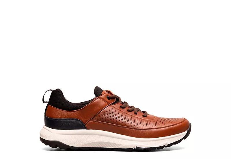 Florsheim Satellite Perf Lace-Up Sneakers (Cognac) Men's Shoes Product Image