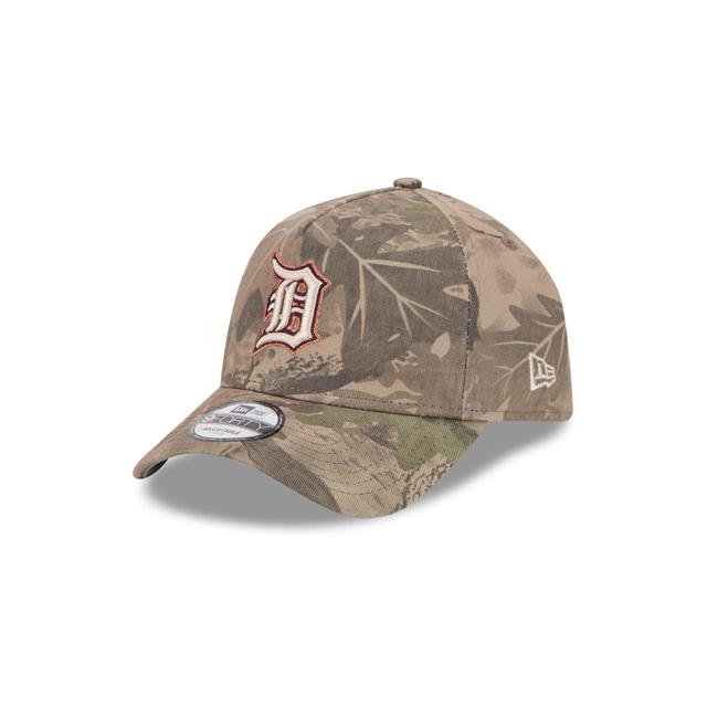 Detroit Tigers Leaf Camo 9FORTY A-Frame Snapback Hat Male Product Image