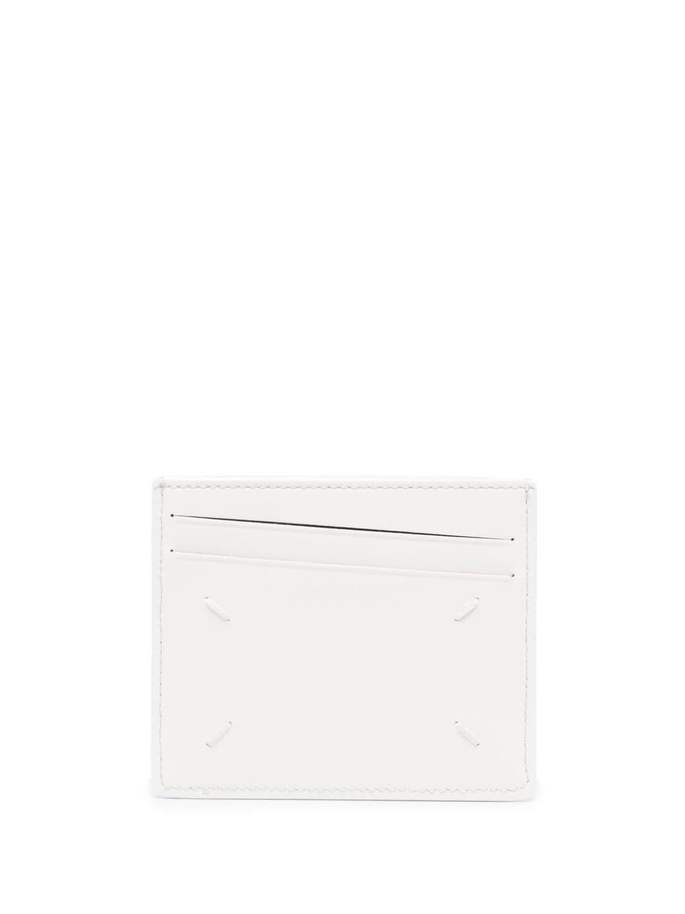 Four Stitch Logo Cardholder In White Product Image