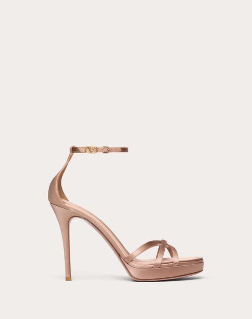 VALENTINO GARAVANI EVENINGLAM SATIN PLATFORM SANDAL 120MM product image