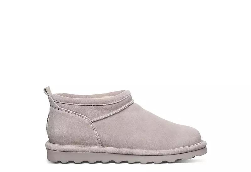 Bearpaw Super Shorty Womens Suede Winter Boots Med Pink Product Image