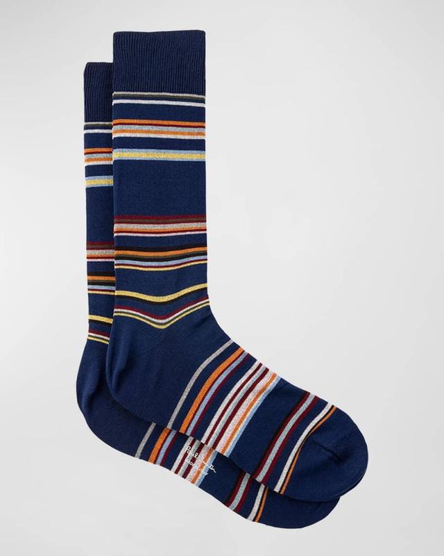 Mens Flavio Signature Striped Socks Product Image