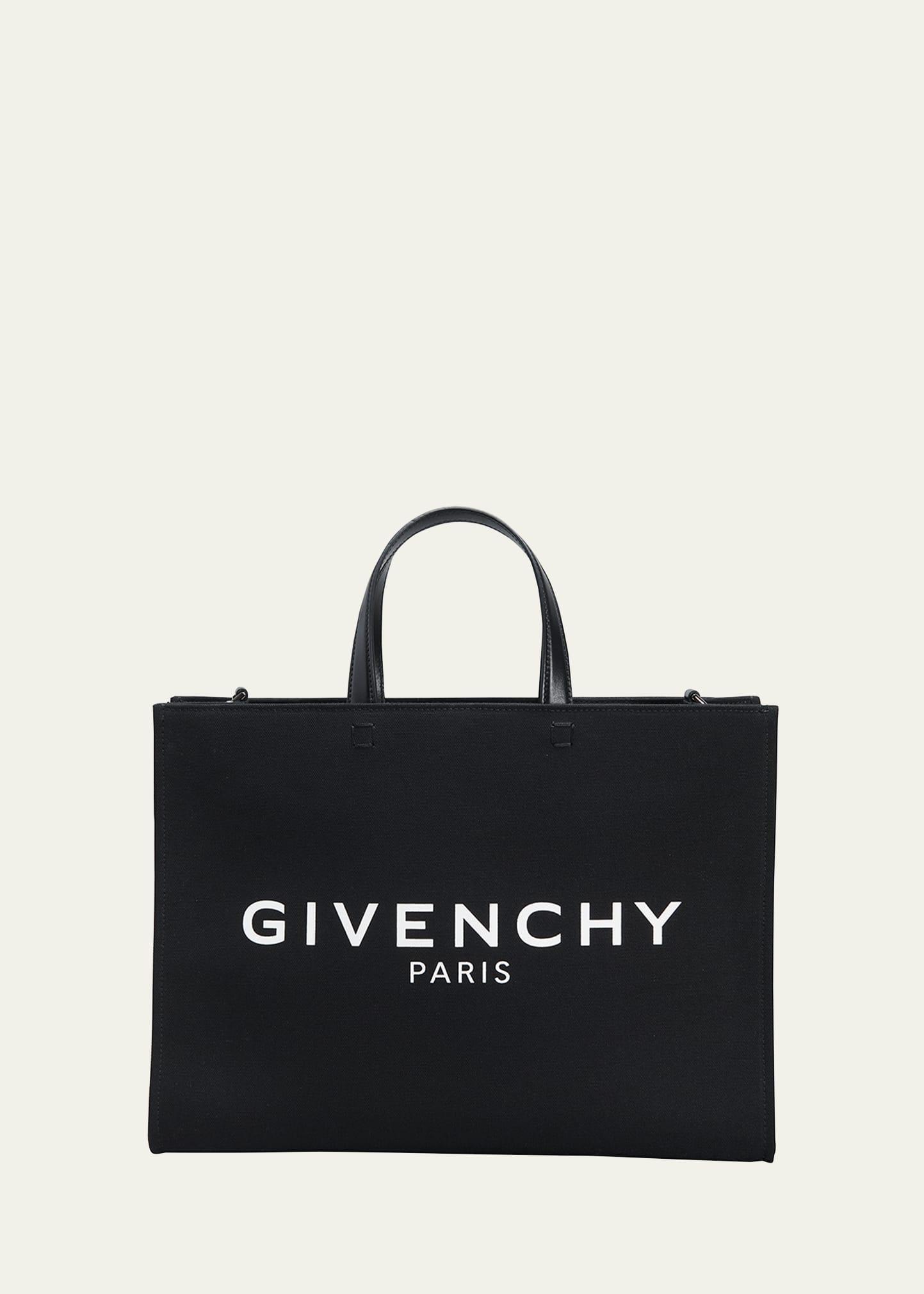 Givenchy - G-tote Logo-print Canvas Tote Bag - Womens - Black product image