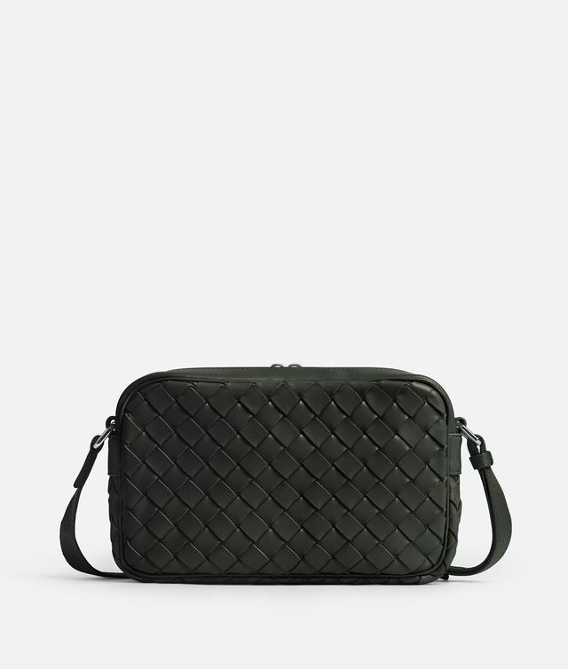 Small Intrecciato Camera Bag in Dark green Product Image