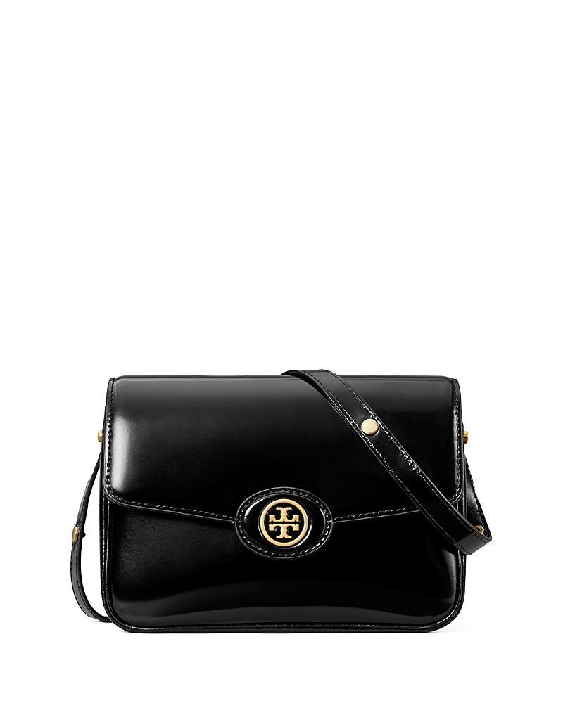 Tory Burch Robinson Spazzolato Leather Shoulder Bag Product Image