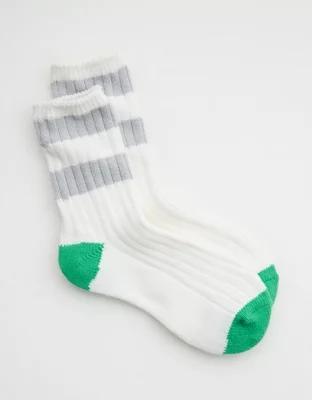 Aerie Colorblock Stripe Crew Socks Product Image